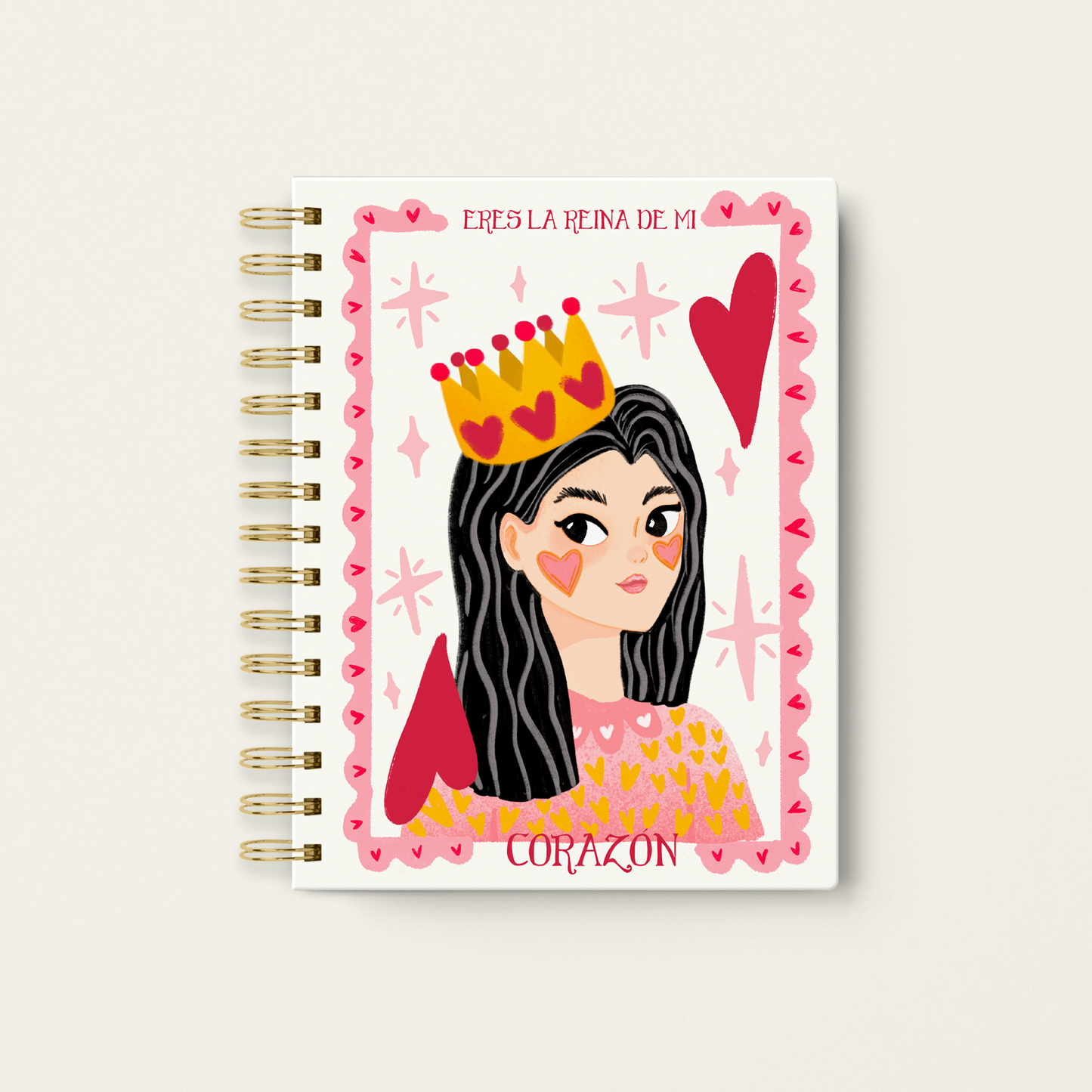 Reyna de Corazones - Cuaderno Tapa Dura